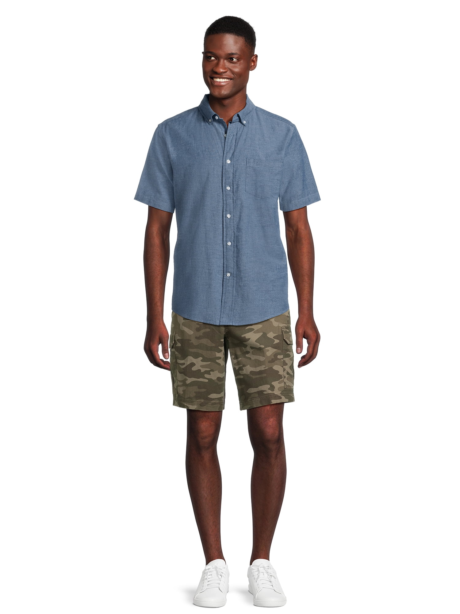 George Men's & Big Men's Modern Fit Cargo Shorts, 10.5" Inseam