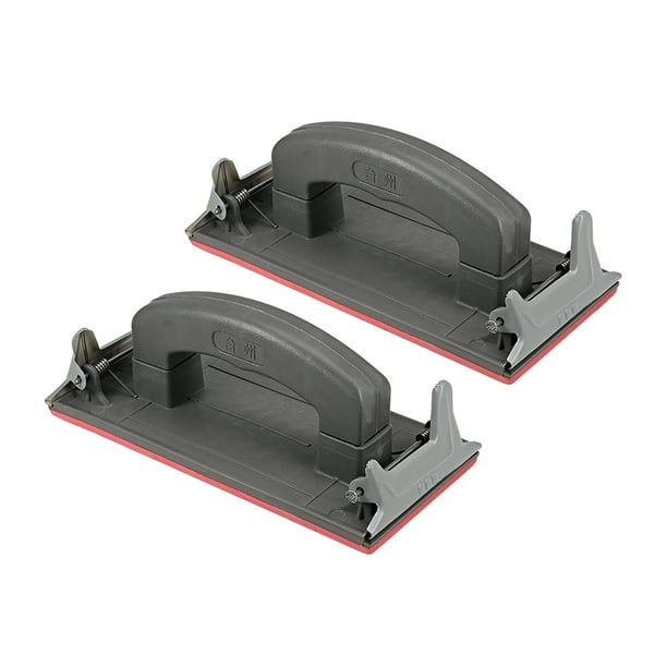 Hand Sander with Handle Hand Sanding Block Manual Sandpaper Holder for