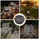 thumbnail image 2 of 4 piezas de luces solares de repuesto con bombillas LED, reemplazo de luces superiores solares, cubierta de linterna de panel solar LED para linterna de jardín colgante al aire libre Qyroa kaili Sencillez, 2 of 5
