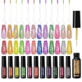 thumbnail image 1 of Esmalte en gel para nail art TWOEIGHT, 12 colores, 8 ml, glitter reflectante, UV/LED, 1 of 6