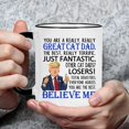 thumbnail image 2 of WENSSY You're a Really Cat Dad Mug, Best Cat Dad Gifts, Funny Birthday Father's Day Gifts for Catdad from Daughter Son 11 OZ Black Handle, 2 of 7