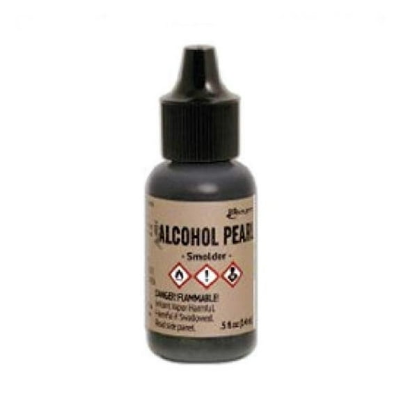 Ranger THoltz Alcohol Ink Pearls .5oz Smolder