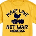 thumbnail image 3 of Woodstock - Make Love Not War - Men's Short Sleeve Graphic T-Shirt, 3 of 5