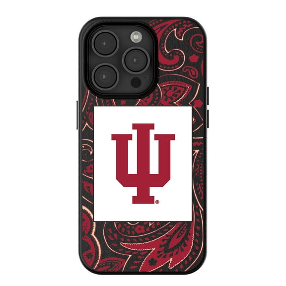Keyscaper Indiana Hoosiers Paisley iPhone Magnetic Bump Case