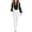 White, variant on QSAWXQZ Women's High Waisted Suspenders Pants Straight Leg Straps Overall Trousers Business Casual Work Office Dress Pants with Pockets White 2XL