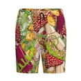 thumbnail image 4 of Wukai Bright Mushrooms Men’s Short Pajama Pants With Pockets Soft Sleep Pj Shorts for Men-Medium, 4 of 6