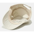 thumbnail image 4 of CoCopeaunt Men Baseball Cap Sun Protection Sun Hat Vintage Newsboy Cap Fashion Leather Belt Flat Hats Outdoor Casual, 4 of 6