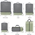 thumbnail image 2 of Juego de 6 accesorios de viaje BAGAIL con cubos de compresión, 2 of 6