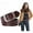 A-Dark Brown, variant on JASGOOD Women Leather Belts Dark Brown Waist Belt for Pants Jeans Dress