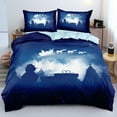 Full/Queen Christmas Bedding Sets Christmas Deer Snowman Snowflake