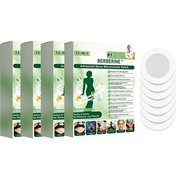 2026 Nano Mor Inga 12-In-1 Patch, Advanced Herbal Skin Patch for Women & Men, Compact Patch,Gentle Non-Irritating Design and All Skin(4Box)