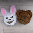 thumbnail image 3 of Máscara de terror de Halloween, oso conejo sangriento, Cosplay, cubierta de cabeza aterradora, disfraz de mascarada de carnaval, accesorios para la cabeza, 3 of 4