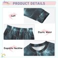 thumbnail image 3 of FORMRS Long Sleeve Top and Pants Pajama Set for Niños 2-Piece Sleepwear, Sizes 18M-8Y, Lightning Pattern, 3 of 6