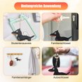 thumbnail image 3 of Enqiretly 2pieces Fashionable Keychain For Women Lightweight And Portable Puppy Dachshund Keychain Keychains, 3 of 6