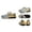 Grey, variant on YunPes Unisex-Child Soccer Cleats Lightweight Breathable Upper Non-Slip Rubber Sole Shoes for Boys & Girls Outdoor Sport Ground Train