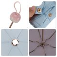 thumbnail image 3 of Unique Bargains 1 Pc Compact Umbrella 5-Fold Umbrella Pink Blue, 3 of 6