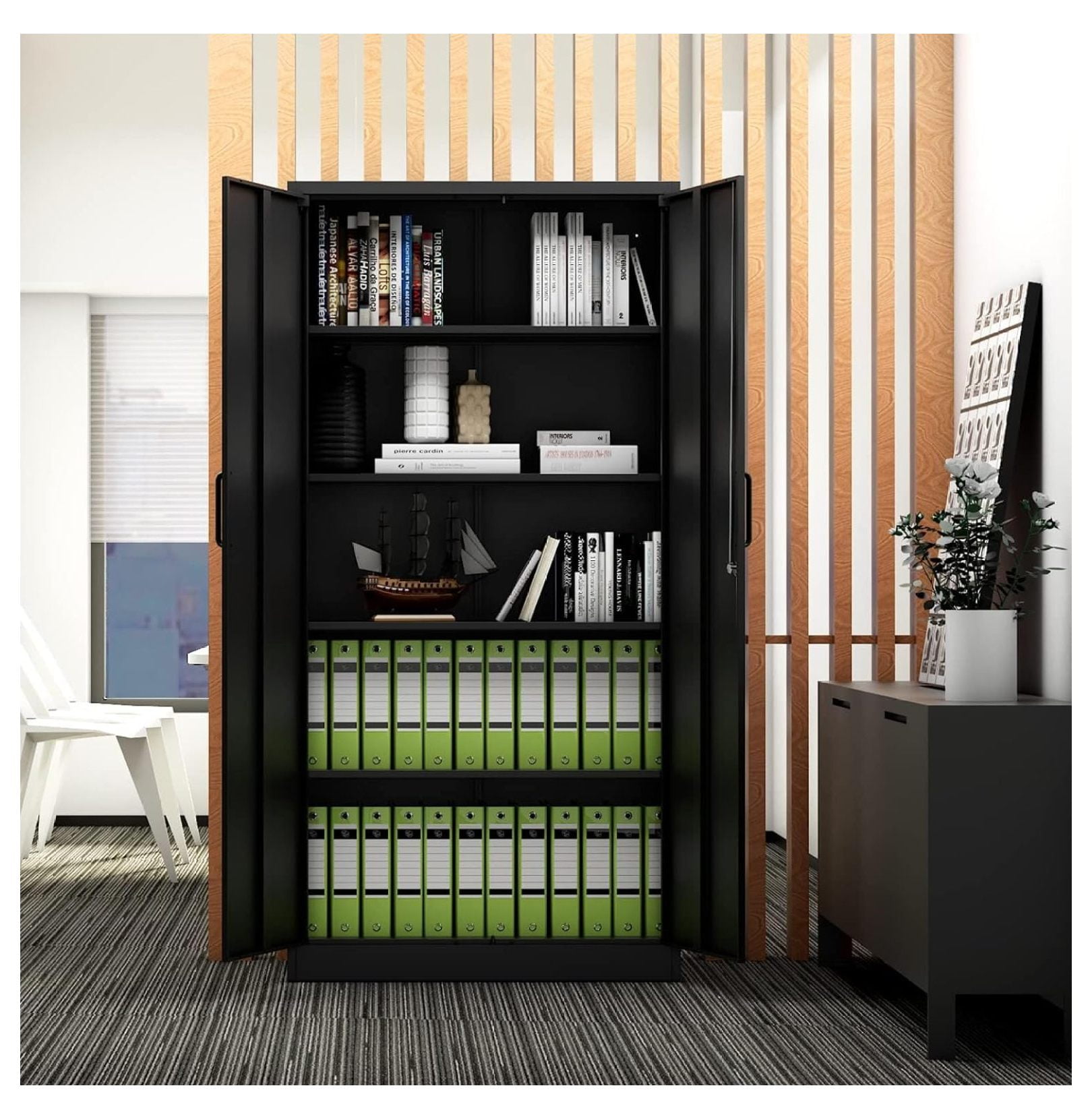 YOSITiuu Metal Storage Cabinet-71” Tall Steel File Cabinets with