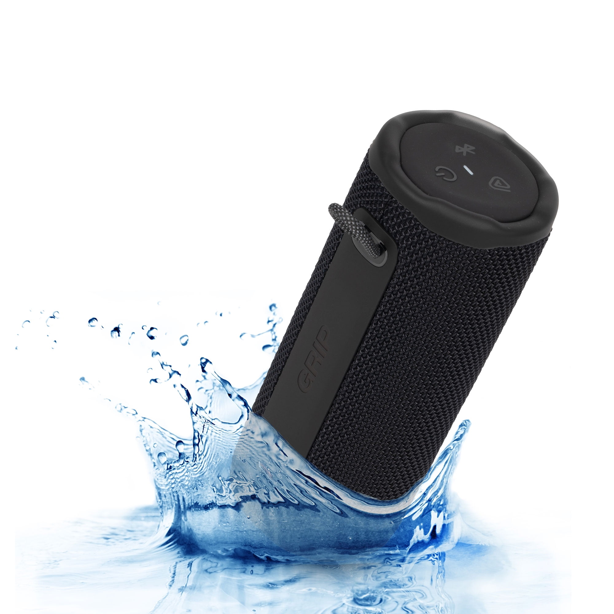 JBL Grip Portable Bluetooth Speaker Black (JBLGRIPBK) – IP68 Waterproof & Dustproof | Bluetooth 5.4 | AI Sound Boost | 14-Hour Battery | Includes Carrying Case & Cleaning Cloth
