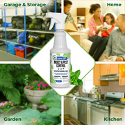 Mighty Mint 16 oz Peppermint Oil Insect & Pest Spray - Microfiber Cloth Kit - for Spiders, Ants, and More