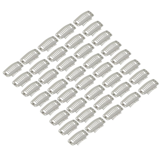 LYUMO Wig Clip, Replacement Accessory Wig Snap Clip Professional Stainless Steel 1.3in For Hair Salon
