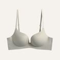 thumbnail image 5 of GPOECD Bras for Women T Shirt Bra with Push Up Padded Bralette Without Underwire Seamless Comfortable Soft Cup Wireless Bras for Women,Grey,75AB, 5 of 5