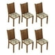 thumbnail image 3 of Kit de 6 Sillas de Comedor Madesa 4290 Marrón Lirio Beige, 3 of 5