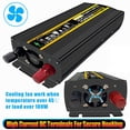 thumbnail image 4 of DC 12V a AC 220V Convertidor de corriente Enchufe de la UE Inversor de corriente digital para automóvil Auto RV, 4 of 9