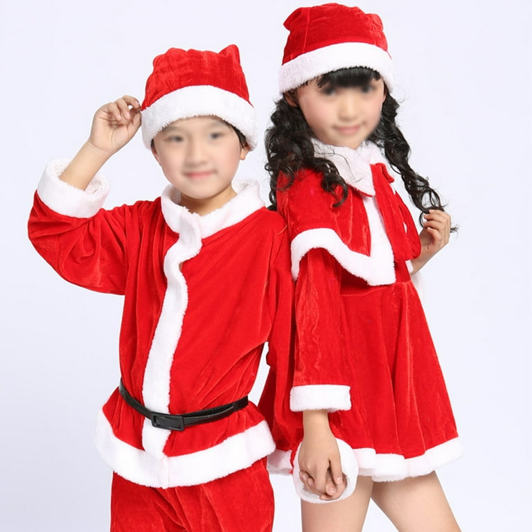 Child Santa Suit Set Boys Santa Costume Christmas Santa Suit for Kids Santa Claus Costume for Boys Boys