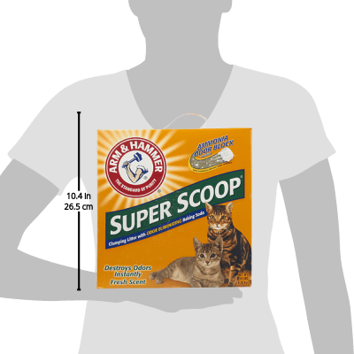 Arm & Hammer Super Scoop Fresh Scent Clumping Cat Litter, 14-lb
