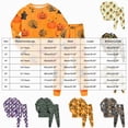 thumbnail image 3 of Gerichy Halloween Kids Pajamas Sets for Girls Boys Cute Ghost Pumpkin PJs Long Sleeve Pants Soft Sleepwear 2Pcs Holiday Pajama Sets 2T-9T, 3 of 7