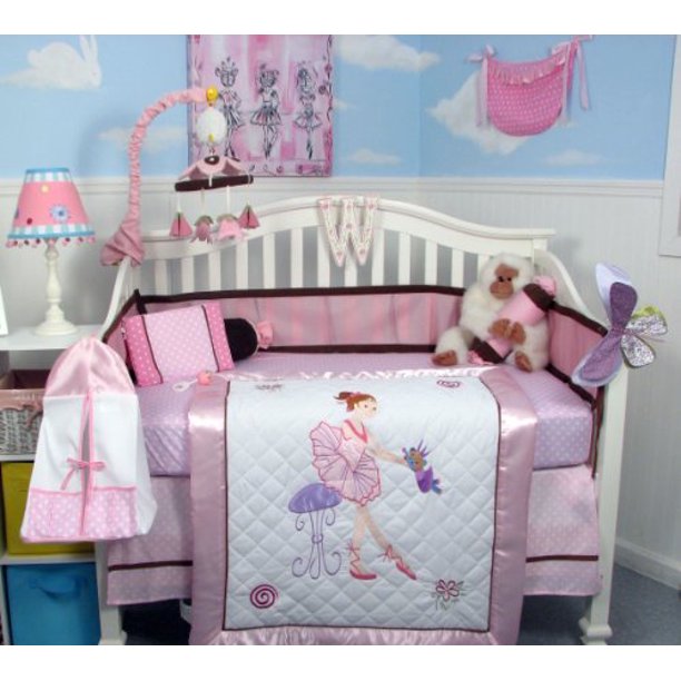 SoHo Ballet Dream Baby Crib Nursery Bedding Set 13 pcs included Diaper