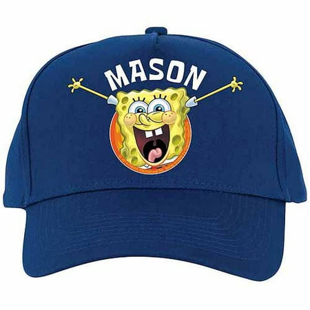 Personalized SpongeBob SquarePants Blue Baseball Hat