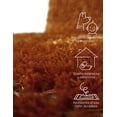 thumbnail image 2 of Tapete SHAGGY 1.50m x 2.25m naranja 6.49 pulg Elly Decor TPTE01GY-SGY7x5FT, 2 of 5