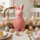 thumbnail image 2 of TanSiDing Easter Bunny Figurine Decorations, Festive Spring Home Decor, Desktop Ornament, Durable Foam Craft, Indoor Outdoor Holiday Decorations, 2 of 6