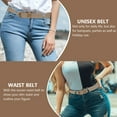 thumbnail image 6 of 1pc Unisex Waist Belt Elastic Woven Fabric Belt Jeans Belt Sweater Waist Belt, 6 of 6