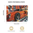 thumbnail image 3 of Orinice Sports Car Racing Fine Art Aesthetic Poster Print Wall Painting for Home Decor Ready to Hang Canvas Living Room Bedroom Office Wall Art 20x16in, 3 of 6