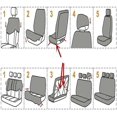 thumbnail image 5 of 5 Seater Car Seat Covers Set for OPEL Astra(2door, NonSlip Vehicle Cushion Breathable Protectors Front and Rear Full Set,A/Blue, 5 of 5