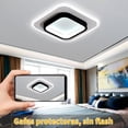 thumbnail image 3 of OFFCEI L&aacute;mpara de techo, 3 Colores Regulables,L&aacute;mpara de techo moderna con Cuadrada luces, L&aacute;mparas de techo Led para interior de casas, pasillo, sala de estar, dormit, 3 of 9