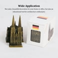 thumbnail image 4 of Xingzhi Brown Durable Alloy Germany Landmark Cologne Cathedral Craft Ornament Built To Last Compact, 4 of 6