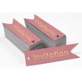 thumbnail image 3 of Inkdotpot Pack Of 50 Invitation Party Favor Paper Tags Craft Real Gold Foil Hang Tags, 3 of 6