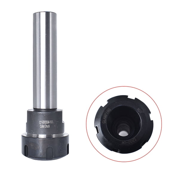 Extension Straight Shank Tool Holder Collet Chuck C1" ER32 4" Long for CNC Lathe Milling