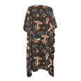 thumbnail image 2 of HELLHERO Polyester Long Kimono Swimsuit Cover Up for Beach Comfort Stylish Mushrooms Forest Flora, 2 of 6