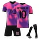 thumbnail image 1 of Nuevo 21/22 Home Kits de fútbol para niños Camiseta de tiras azules Camiseta de fútbol Traje de entrenamiento-20-21 PSG Cuarto kit Neymar 10-XL BmatwkZeng Bmatwe Jersey, 1 of 1