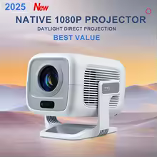 thumbnail image 2 of DITONG X3Plus Projecteur HD Natif 1080P 4K Prise en Charge Portable Mini Noir Neuf, 2 of 5