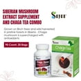 thumbnail image 2 of Sayan Chaga Siberian Mushroom and Reishi Extract with Chaga Tea (90 Count, 20 Bags), 2 of 7
