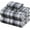 Carban Grey Plaid, variant on Flannel Sheets Queen Size Set - Soft & Comfy Deep Pocket Cotton Flannel Bedding, Fitted Up to 16", Double Brushed Queen Bed Sheets, 4 Pieces, Symphony