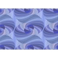 thumbnail image 1 of Ahgly Company Tapis d'Intérieur Lavables en Machine, Rectangle Denim Bleu Transitionnel, 2' x 5', 1 of 7