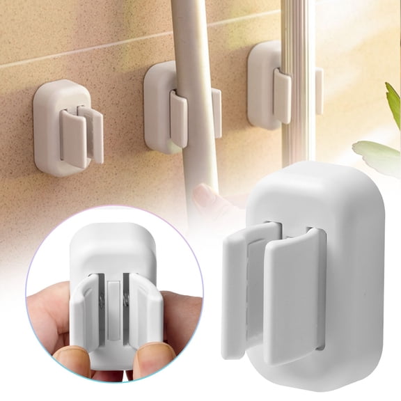 FXMLRLK PC White Toothbrush Holder Wall Mounted, Self Adhesive Electric Toothbrush Organizer for Bathroom, Waterproof Multi-Function Holder for Dorm, Cabinet