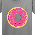 thumbnail image 4 of Inktastic Hot Pink Donut Youth T-Shirt, 4 of 5