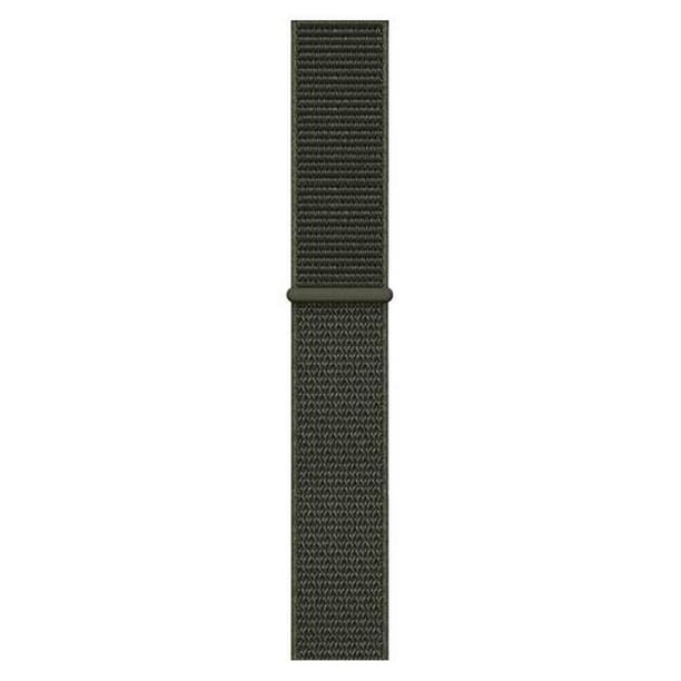 Banda para Iwatch Generica Nylon Loop Collection 38/40/41mm ML Cargo Khaki Olive/Khaki Aceituna S123456SE789 Nylon